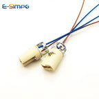4pcs G9 Light Socket Halogen CFL LED Lamp Bulb Base Holder Fixture with 10CM wire CE VDE