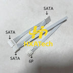 White High Quality PCIe 8p 6+2P CPU 8P(4+4) SATA Molex Modular Power Cable for Thermalright TR-TG1200w TG1000 TGTG850 TG750w