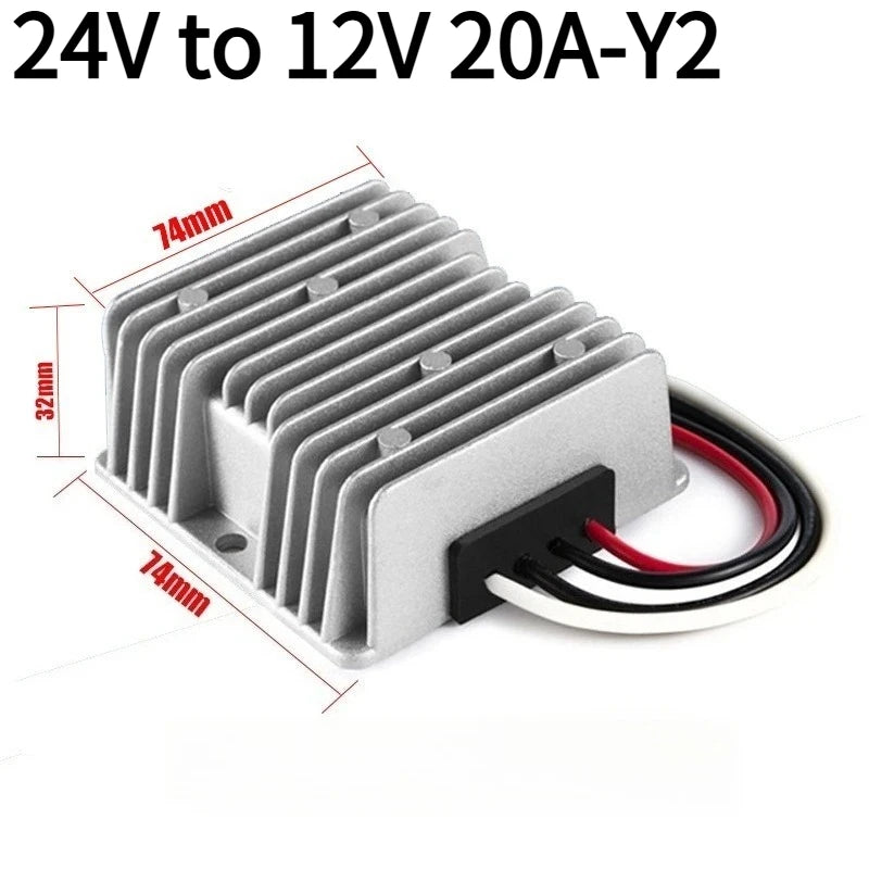 24V to 12V 30A 40A DC Step Down Converter Voltage 24 Volt to 12 Volt 480W 5A-40A Car Buck Regulator Reliable Product CE ROHS