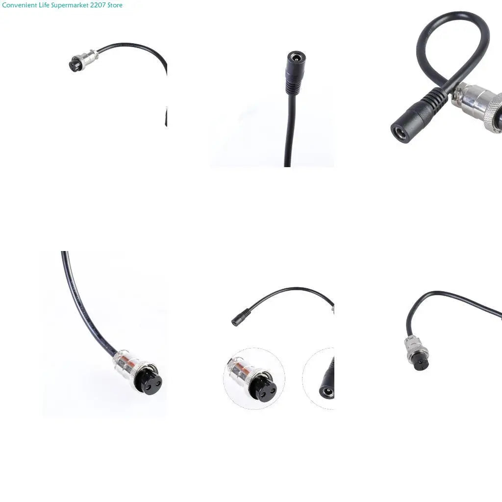J0PA 26cm DC5521 to GX20 2Pin Connector Female to Female Aviation Cable Wire Line