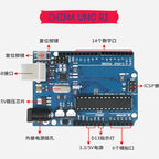 1pcs Arduino UNO R3 Development Board Original Arduino Microcontroller C Language Programming Learning Motherboard Kit