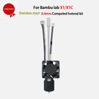 Original Hotend For Bambu Lab X1 X1C P1P P1S Hard Steel Nozzles Bamboo Hotend Thermistor For bambu lab cooling fan P1s X1c Hoend