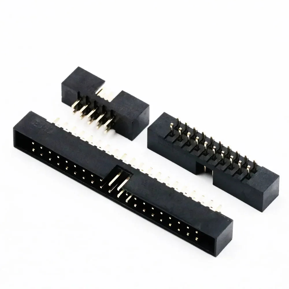 10PCS FC 6Pin/8/10Pin/14/16Pin/20/26/30/34/40/50Pin 2.0mm Pitch Female IDC Socket Connector Ribbon Cable DC3 Header Male Socket
