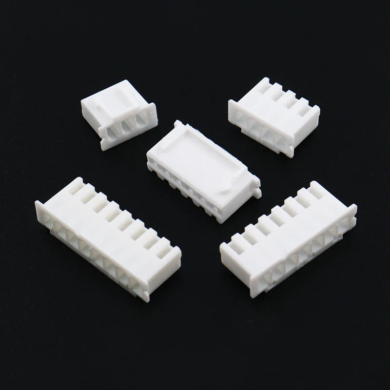 50pcs XH2.54mm-Y 2P/3P/4P/5P/6P/7P/8P/9P/10P-15P 2.54mm Wire Plastic Case Connector Housing
