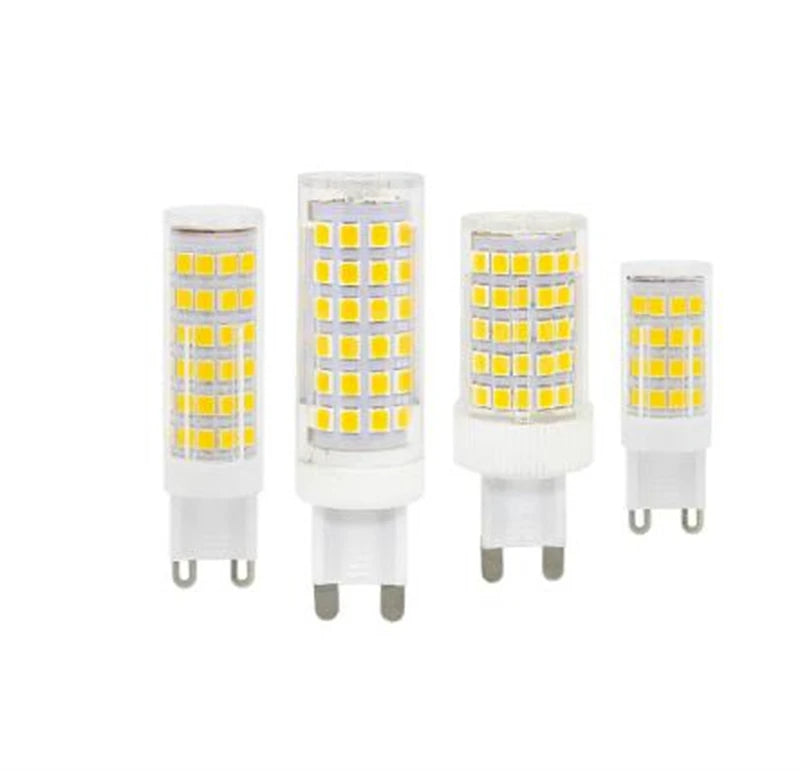 1- 10PCS Super Bright G9 LED Light Bulb 6W 9W 12W 15W 220V Lamp Constant Power Light LED Lighting G9 2835 SMD Bulbs