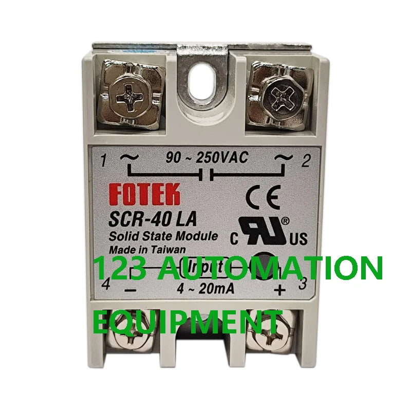 Authentic New FOTEK SCR-25LA 40LA 50LA 75LA-H  SCR-25LA 40LA 50LA 75LA Single Phase Solid State Relay SSR Small AC