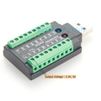 Industrial 4 in 1 USB to RS232 RS485 RS422 TTL Serial Converter with FTDI FT232RNL Chip USB 2.0 A to Terminal Block Adapter