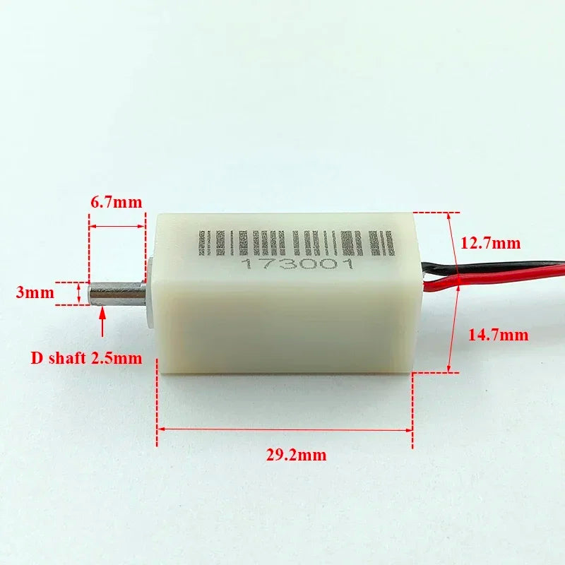 Mini N20 Gear Motor Full Metal Gearbox DC 3V-6V 5V 80RPM Slow Speed Large Torque DIY Lock Robot Car Toy Model