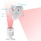 KERUI Wireless Curtain PIR Motion Sensor Detector Infrared Detector Burglar Alarm System Detector Work for All KERUI Alarms