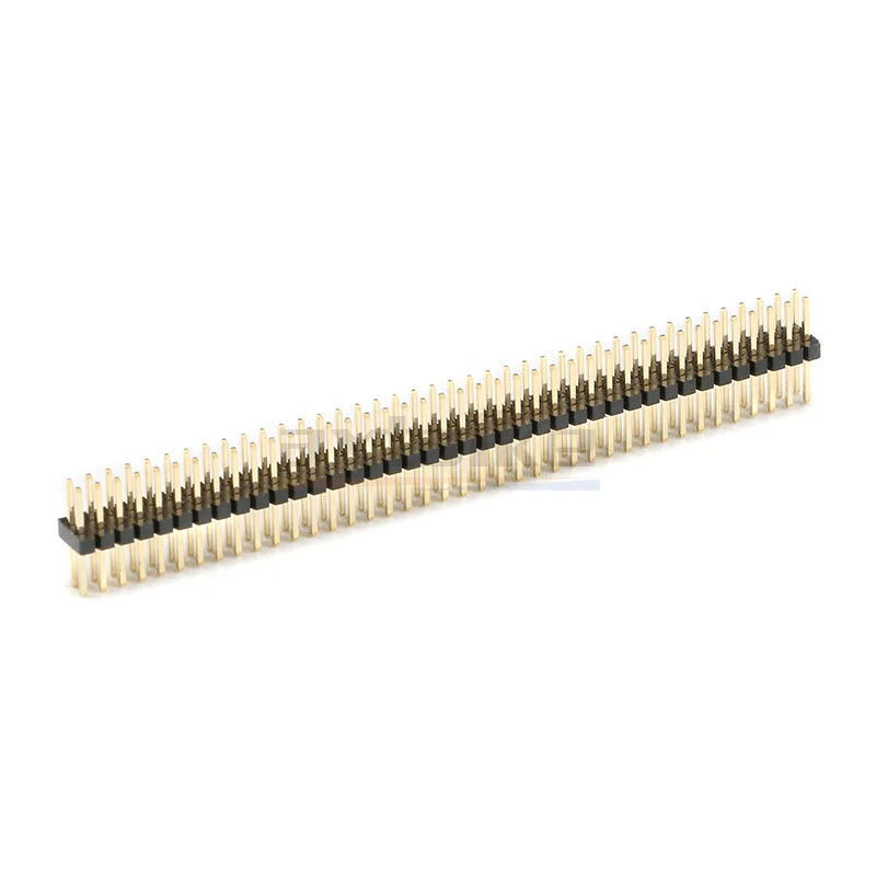 20PCS 1.27mm Pin Header PCB Connector 2P 3P 4P 5P 6P 7P 8P 9P 10P 12P 15P 16P 20P 25P 30P 40P 50Pin SMD Single Double Row Male