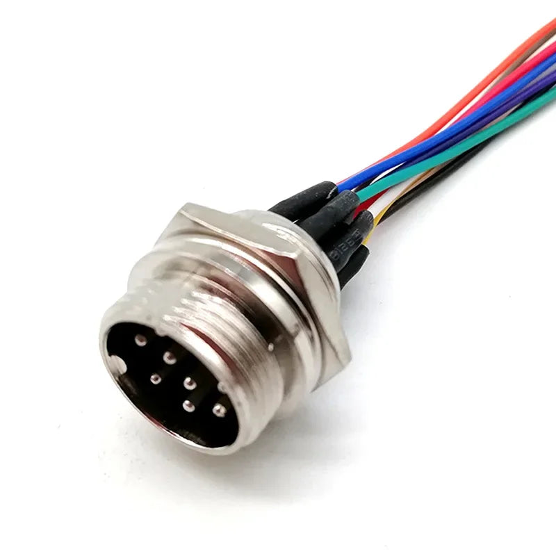 GX16 Butt Joint 2/3/4/5/6/7/8/9/10 Pins Waterproof Aviation Plug Socket 0.5m Wire Cable Connector Air Plug Electrical Cord