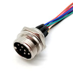 GX16 Butt Joint 2/3/4/5/6/7/8/9/10 Pins Waterproof Aviation Plug Socket 0.5m Wire Cable Connector Air Plug Electrical Cord