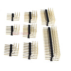 5PCS 90 degree Three Row Male 2.54MM Pitch Right Angle PIN Header Connector 3*2/3/4/5/6/7/8/10/20/40 PIN/P 3x/3/4/5/6/8/10/20/40