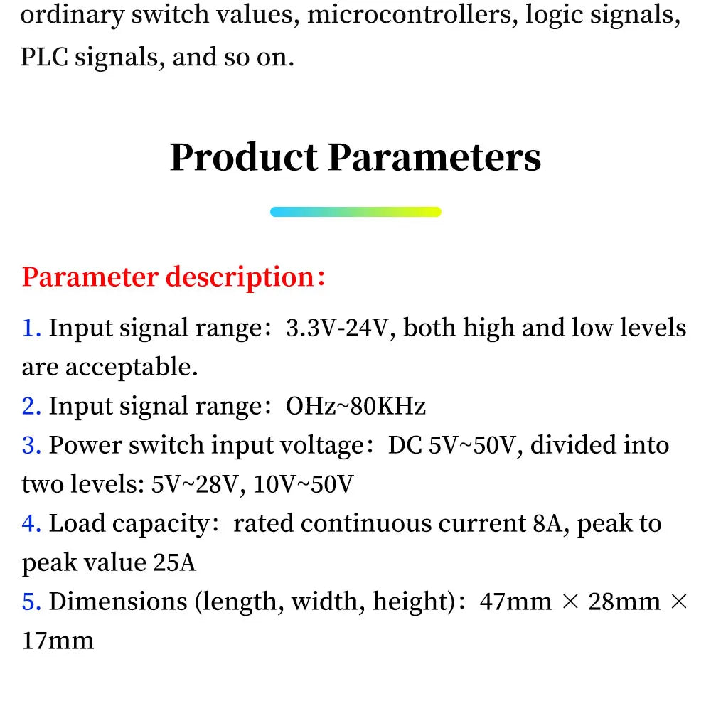 1/5/10Pcs DC3.3-24V 8A MOS Tube Isolation Drive Module with Optocoupler Isolation for Isolated MOSFET Switch Module