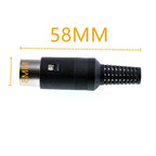 5Pcs/lot DIN S Terminal 3/4/5/6/7/8P Pin/Core Midi Male Connector Female Connector Plug Computer Large Keyboard Mouse Socket
