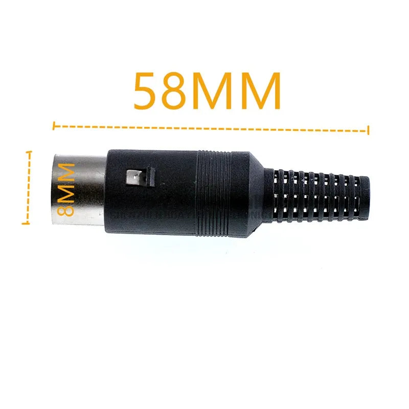 5Pcs/lot DIN S Terminal 3/4/5/6/7/8P Pin/Core Midi Male Connector Female Connector Plug Computer Large Keyboard Mouse Socket