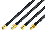 RP SMA/SMA Male plug to SMA Female Connector Low Loss SYV50-5/5DFB （LMR300）Coaxial Feeder Jumper Extension Cable