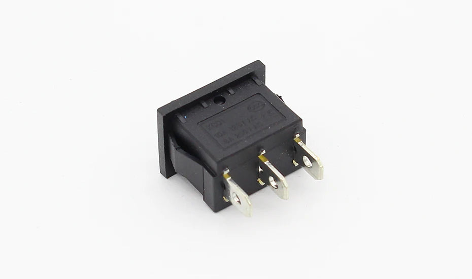 3 position rocker switch 3 pins on off on snap switch  5pcs