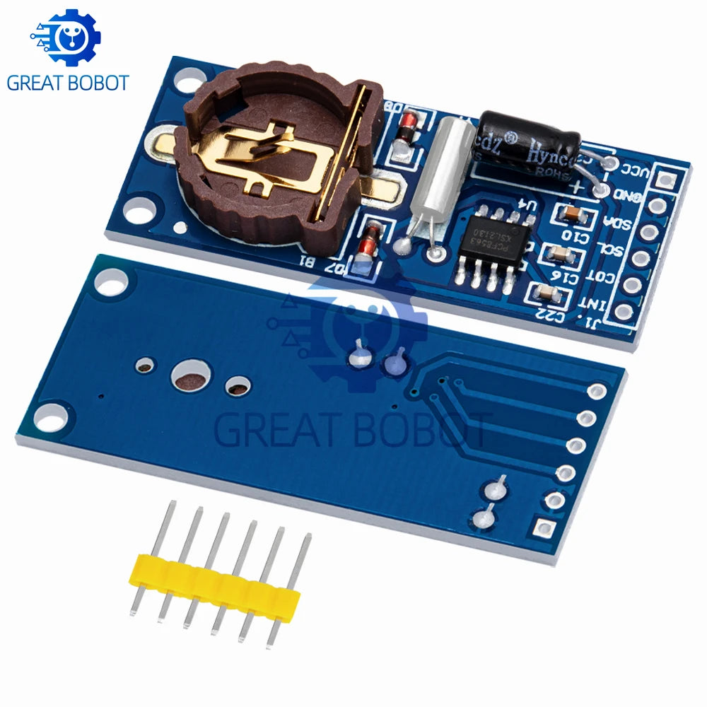 PCF8563T RTC Clock Module, IIC Real Time Clock with AT24C32 Memory 3.3V Low Power for Arduino