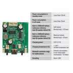 DC 3.7-5V TWS Stereo Bluetooth Power Amplifier Board Dual Channel High Sound Quality 2x10W Output Sound Module Supports Charging