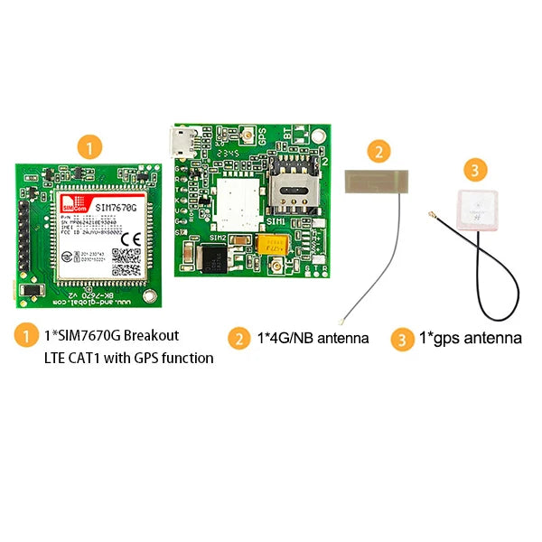 SIM7670G 4G Development Board LTE Cat1 SIMCOM Replaced SIM7600G Qualcomm Platform