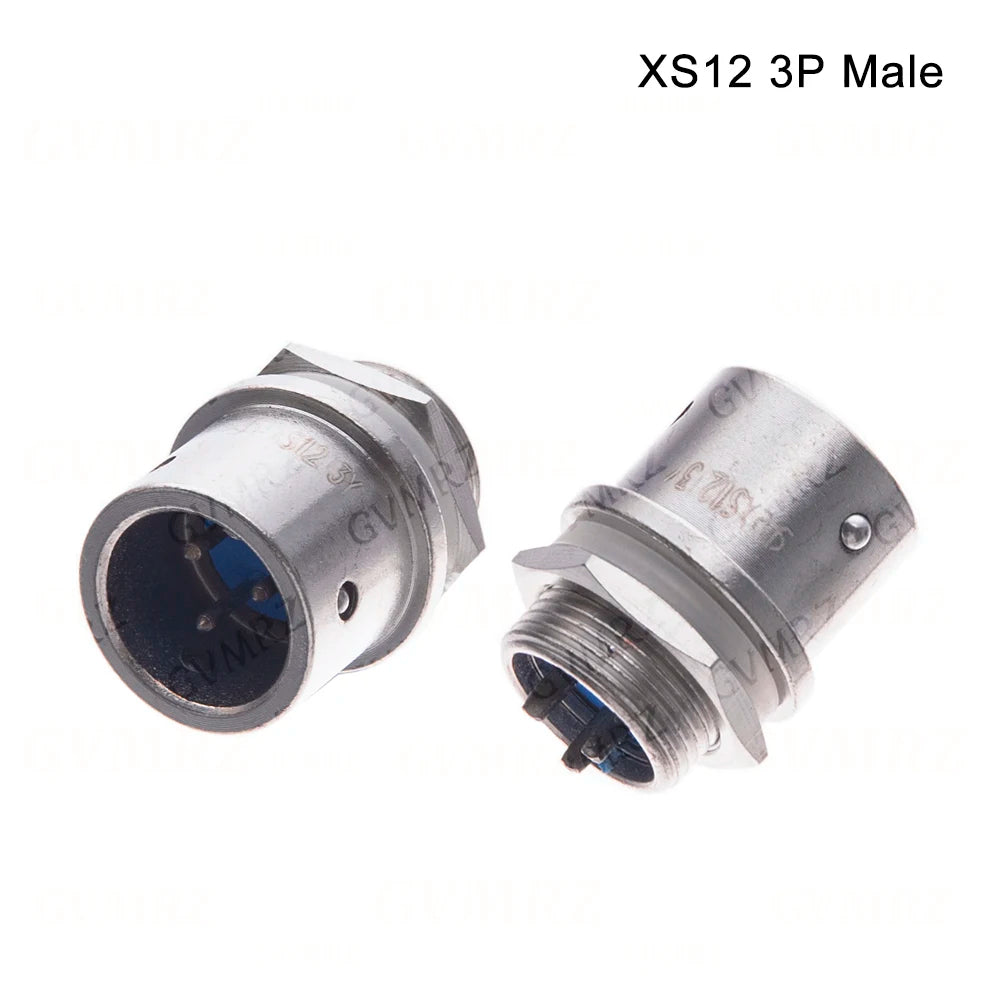 XS12 2PIN 3PIN 4PIN 5PIN Docking Aviation Plug Socket Waterproof Circular Connector 2-5P Male/Female