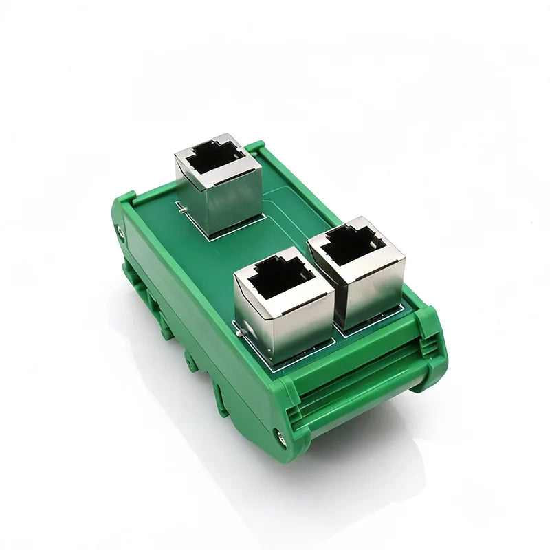 RJ45 8P8C vertical breakout board RJ45 feamle to 2 x RJ45