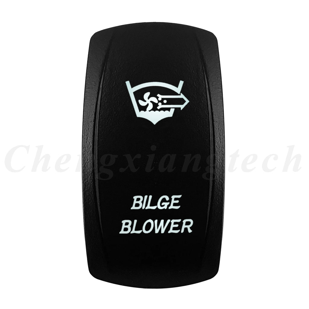 Marine 12V 24V White Led On Off Rocker Switch 5Pin SPST Momentary Switch DPDT ON OFF ON 3-Way for Car Boat Carling 4X4 Narva