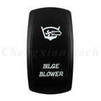Marine 12V 24V White Led On Off Rocker Switch 5Pin SPST Momentary Switch DPDT ON OFF ON 3-Way for Car Boat Carling 4X4 Narva