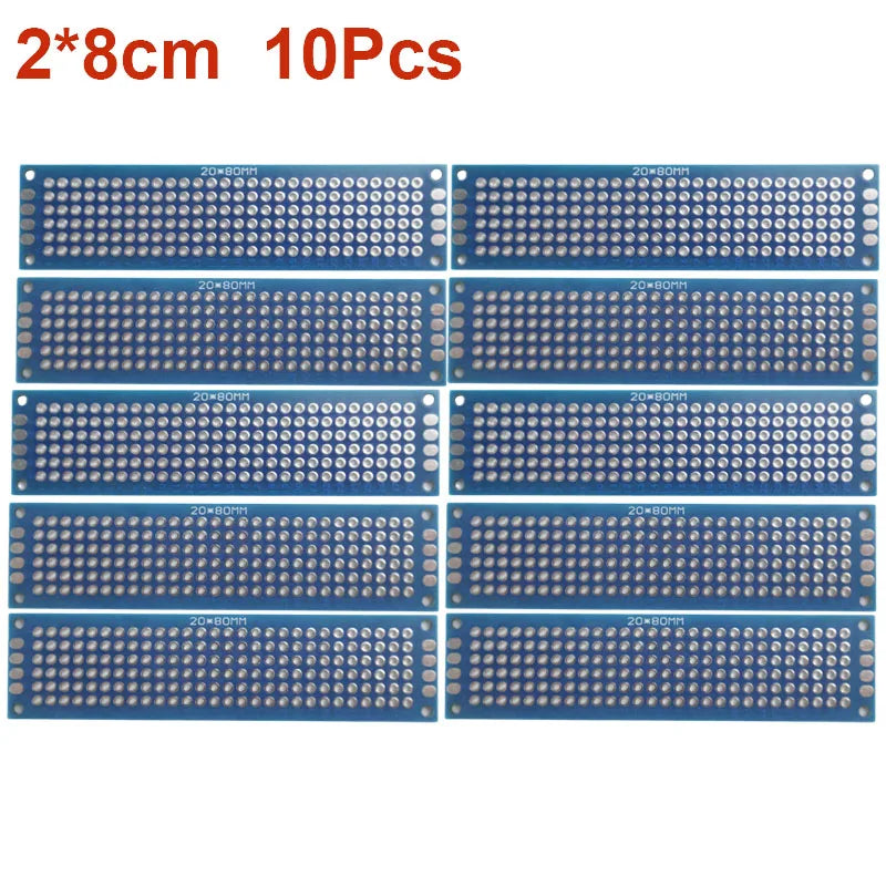 5/10Pcs Prototype BoardsBlue Circuit Perfboard 3x7cm 4x6cm 5x7cm 7x9cm Double Sided Circuit Boards DIY Electronic Kit  PCB New