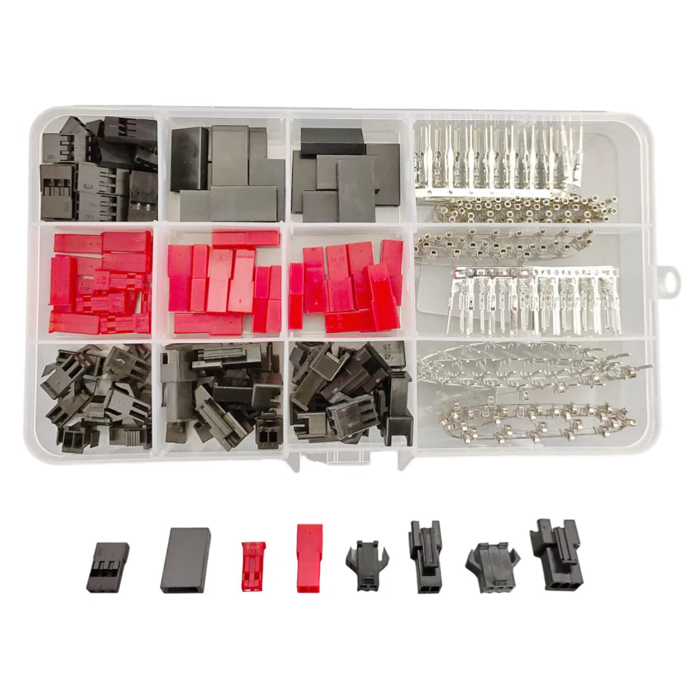JR SM SYP Female Male 2/3 Pin Connector Kit for RC Robot Airplane Car Model Airplane Unmanned Servo
