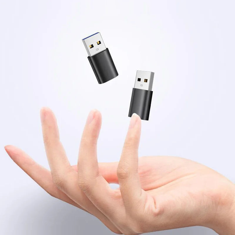 NEW 2026 2Pcs USB To Type C OTG Adapter USB USB-C Male To Type-c Female Converter For Macbook Samsung S20 USBC OTG Connector