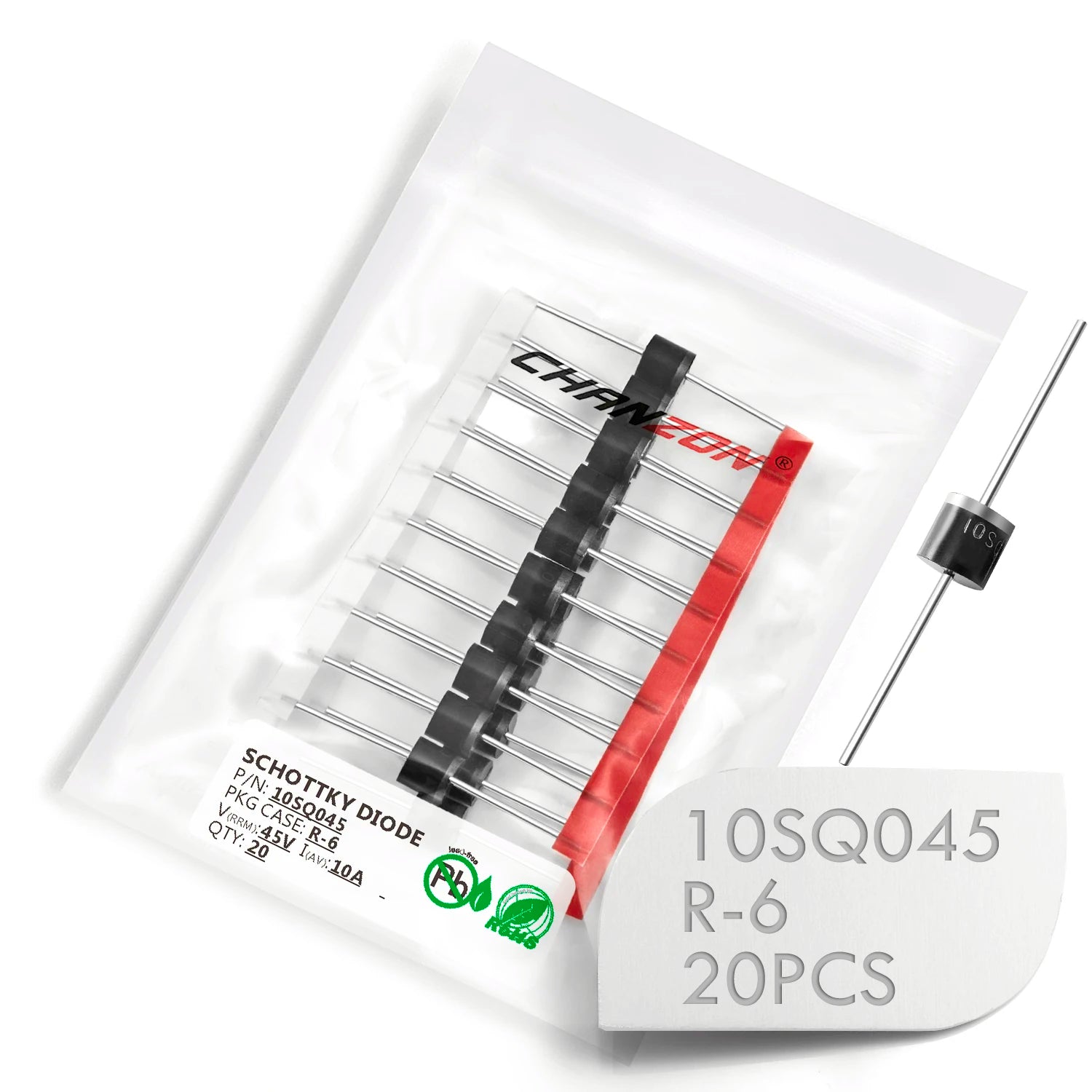 10SQ045 12SQ045 15SQ045 20SQ045 Schottky Barrier Diode R-6 10A 12A 15A 20A 45V 100% Original Brand New DIP Axial Diodes