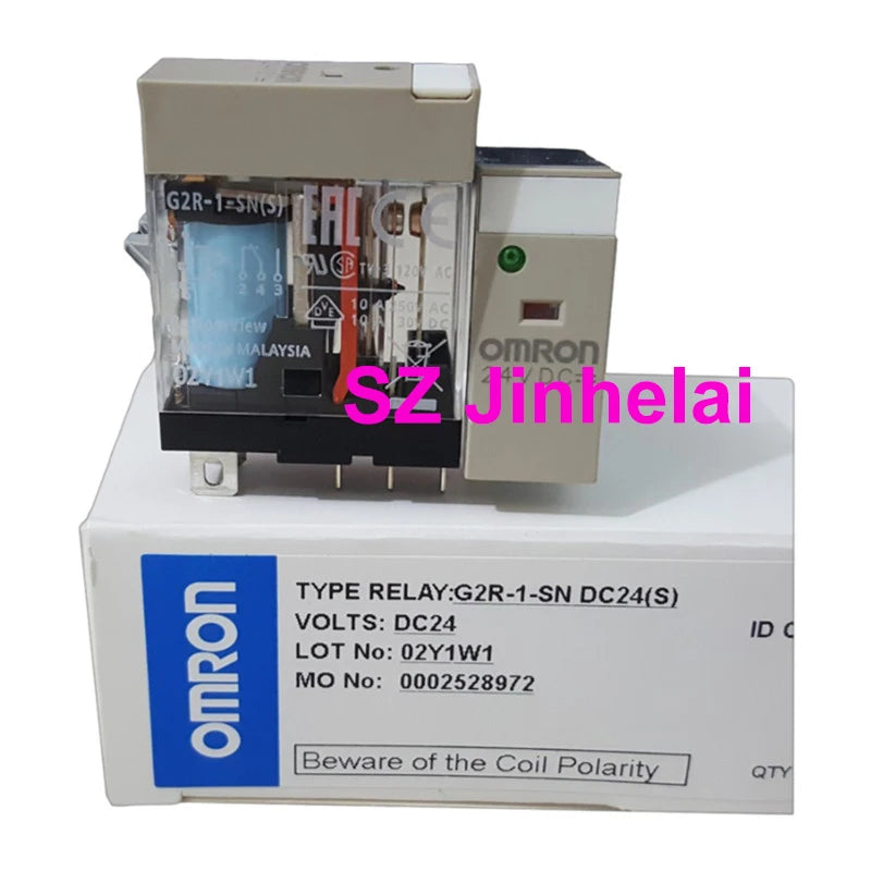 10pieces Omron G2R-1-SN G2R-1-SND DC24(S) AC220(S) Authentic Original Micro Voltage Power Relay G2R-1-SN(S) 24VDC 220VAC