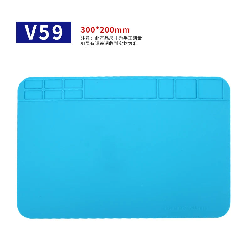 MECHANIC Silicone Repair Pad Soldering Mat Antistatic Heat Resistant Insulation Work Mat Welding Repair Platform