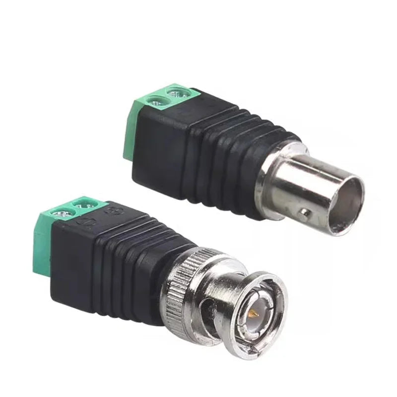 4/10Pcs BNC Male Female Q9 Plug Socket Adapter Connector with Screw Terminal for Audio Video CCTV Surveillance Camera