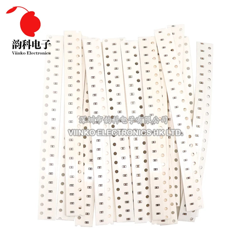320PCS 720PCS 0603 0805 1206 SMD Capacitor Assorted Kit 16/36/50Values 1PF - 10UF Capacitance Set 100NF 0.1UF 1UF 2.2UF 4.7UF