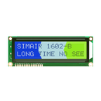 16x2 Character LCD Module 5V STN Gray Transflective 6800 Parallel Interface Russian Font Display 1602-DB