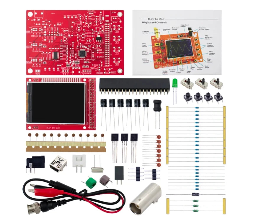 DSO138 DSO150 Digital Oscilloscope Kit - DIY Electronics Component Kit for Oscilloscope - Electronics DIY Oscilloscope