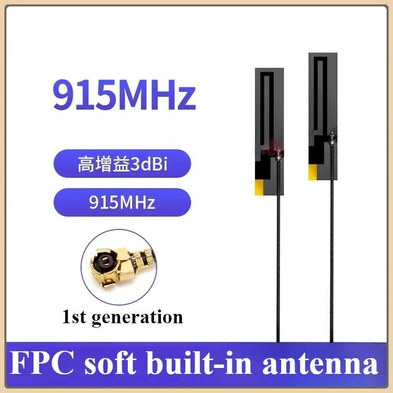 2Pcs/lot 433/470/868/915 MHz Built-In PCB Board Antenna Lora Bd+GPS Module High Gain Fpc Antenna