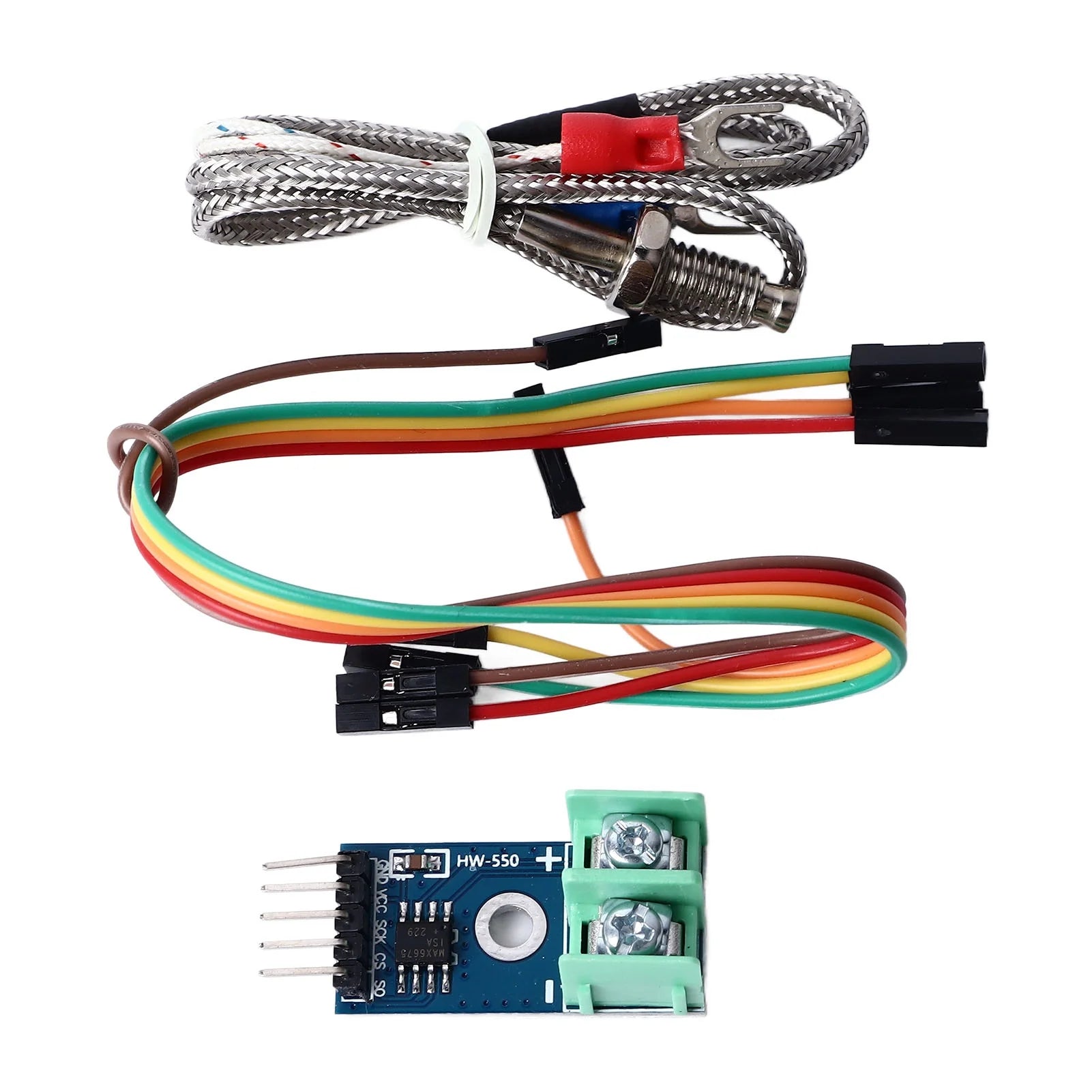 MAX6675 Type Thermocouple and Module Multifunctional K Type Thermocouple Temperature Sensor Set