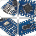 Mini / Type-C / Micro USB Nano 3.0 with The Bootloader Compatible Nano Controller for Arduino CH340 USB Driver 16Mhz ATMEGA328P