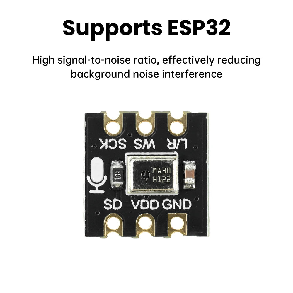 MS4030 Omnidirectional Microphone Module MEMS High Precision Low Power I2S Supports ESP32 Compatible With INMP441