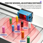 ZHICAN ZC3E Background Suppression Laser Photoelectric Sensor Adjustable Distance Diffuse Reflective Detection Switch
