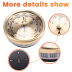 MALL 70Mm Atmospheric Home Barometer Weather Forecasting Instrument Aneroid Barometer Gas Pressure Gauge