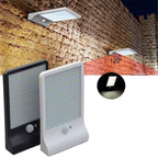 48leds solar street wall lights 450LM 3.5W led solar motion PIR sensor DIM lights Aluminum with pole remote for garden garage