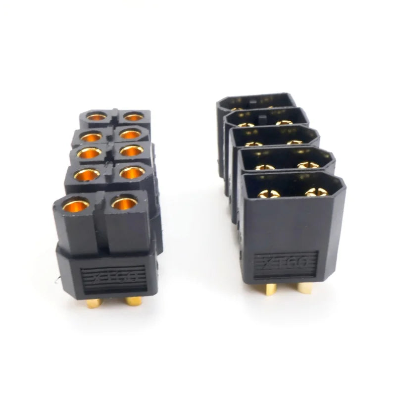 5 Pairs 10 Pcs XT60 Black Male Female Bullet Connectors XT30 XT90 Plug for RC Lipo Battery Drone Airplane Accessories Wholesale