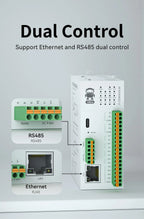 Distributed Remote IO Module RJ45 RS485 AI/DI/DO Modbus TCP RTU CDSENT M31-U Series Switch Analog Input/Ouput Rail Installation