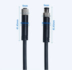 Waterproof M8 Male Female Aviation Plug Socket 3pin 4pin 5pin 6pin Straight Circular M8 Sensor Electrical Connector Power Cable