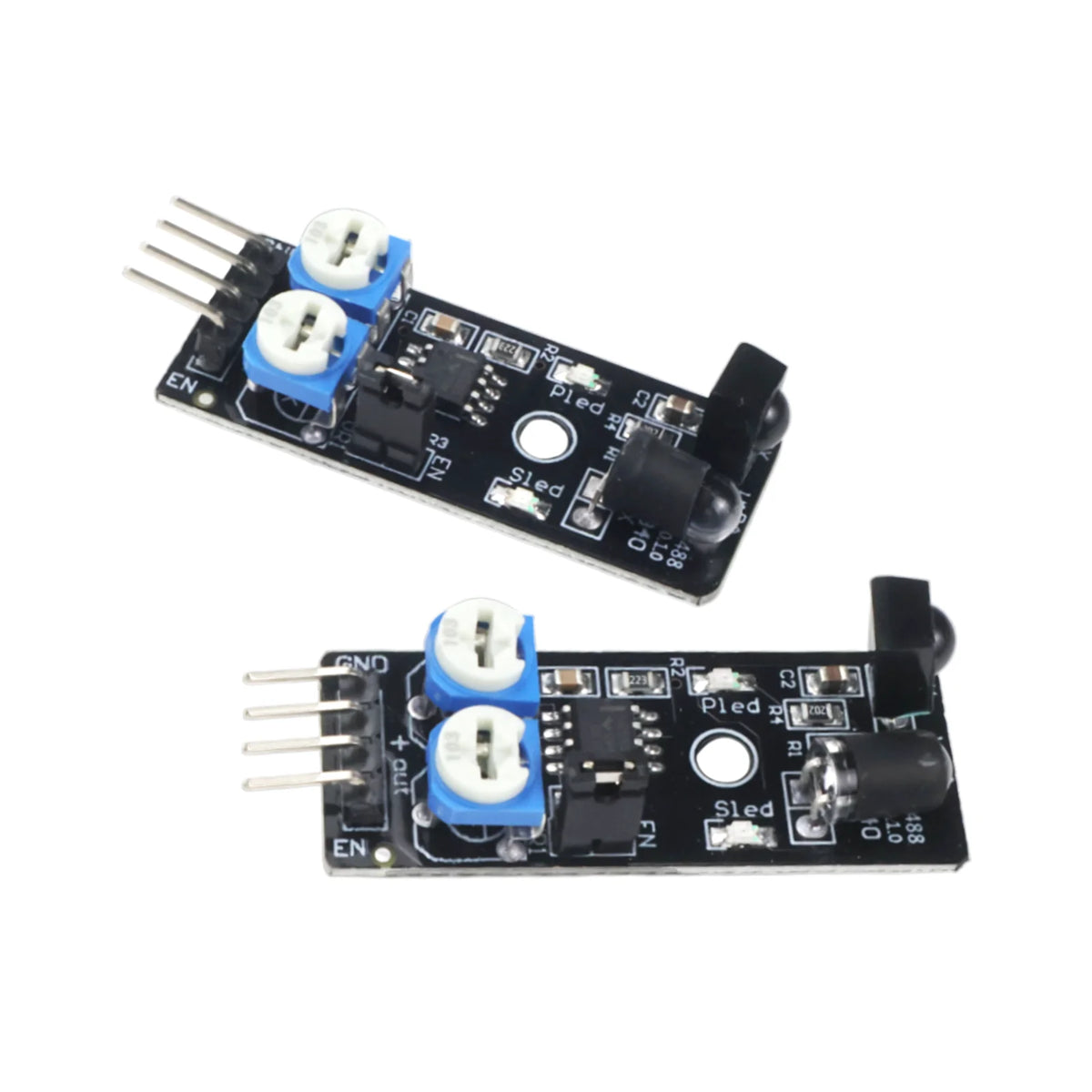 KY-032 IR Obstacle Sensor 4-Wire 3-80cm Adjustable Distance for Smart Car Robot Line Tracking Anti-Interference for Arduino